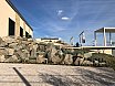 Stone wall garden